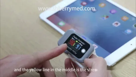 Alarm Function Portable Heart Rate SpO2 Finger Pulse Oximeter