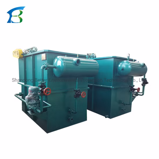 Attrezzature per il trattamento delle acque reflue, attrezzature per la purificazione dell'acqua della macchina per il galleggiamento dell'aria disciolta, filtro dell'acqua per depuratore d'acqua Daf